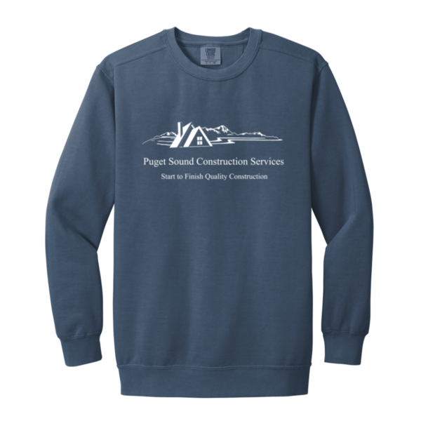 1566 Garment-Dyed Adult Crewneck Sweatshirt