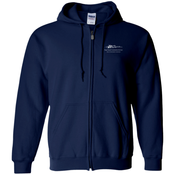 G186 Zip Up Hooded Sweatshirt - Image 4