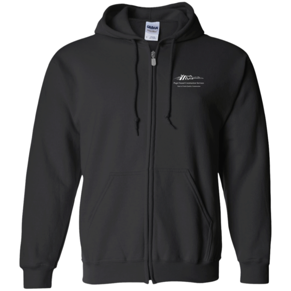 G186 Zip Up Hooded Sweatshirt - Image 5