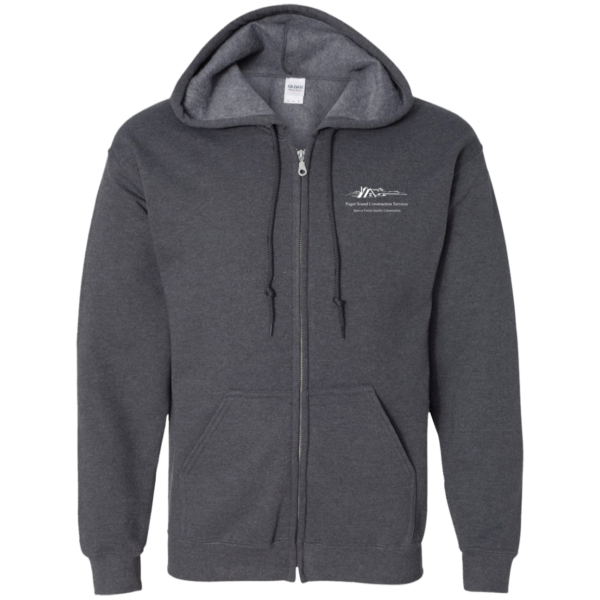 G186 Zip Up Hooded Sweatshirt - Image 6