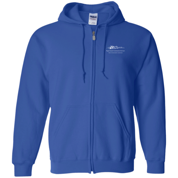 G186 Zip Up Hooded Sweatshirt - Image 3