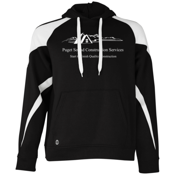229546 Athletic Colorblock Fleece Hoodie - Image 2