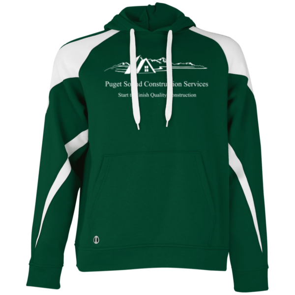 229546 Athletic Colorblock Fleece Hoodie - Image 3