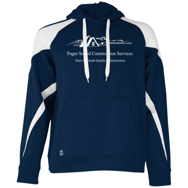 229546 Athletic Colorblock Fleece Hoodie - Image 4