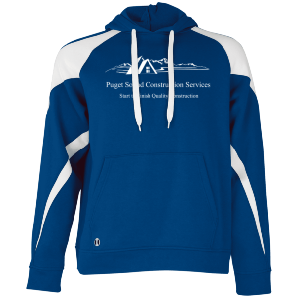 229546 Athletic Colorblock Fleece Hoodie - Image 5