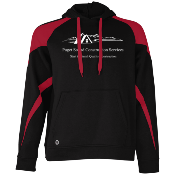 229546 Athletic Colorblock Fleece Hoodie