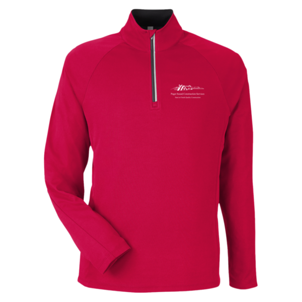 CE418 Core 365 Mens Origin Pique Quarter Zip - Image 4