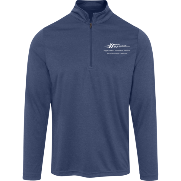 TT31H Team 365 Mens Heather Quarter Zip - Image 3