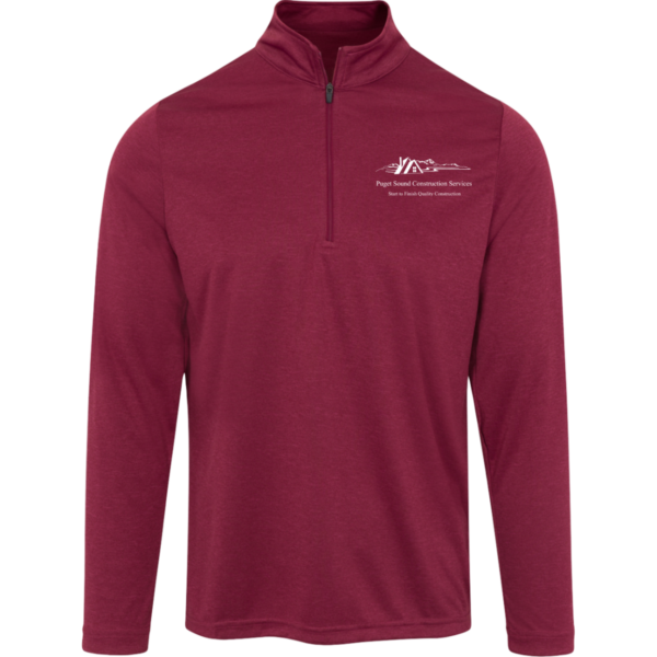 TT31H Team 365 Mens Heather Quarter Zip - Image 5