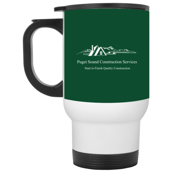 CLOSEOUT - XP8400W White Travel Mug - Image 2