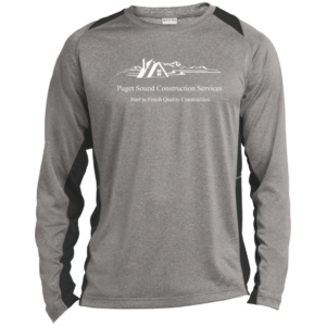 ST361LS Long Sleeve Heather Colorblock Performance Tee